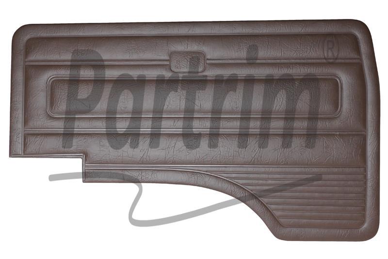 VW T3 T25 BUS 1980-1989 FRONT DOOR PANEL SET BROWN O.P. - 2 PCS