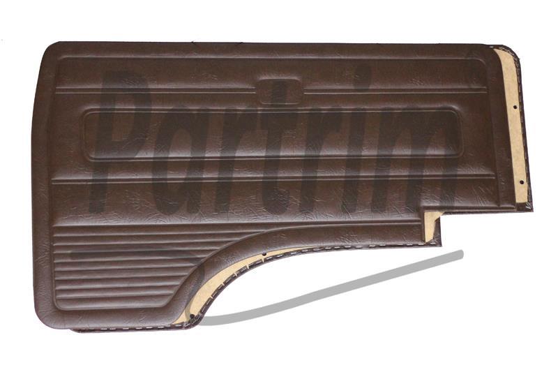 VW T3 T25 BUS 1980-1989 FRONT DOOR PANEL SET BROWN O.P. - 2 PCS