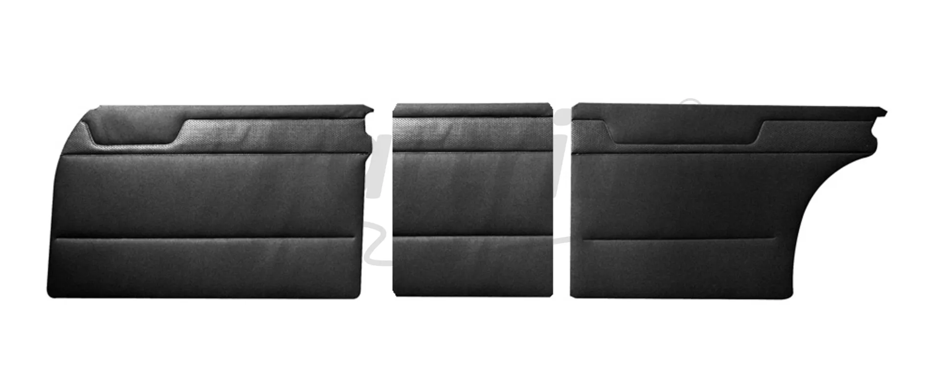 MERCEDES W115 LONG DOOR PANELS BLACK 6 PCS
