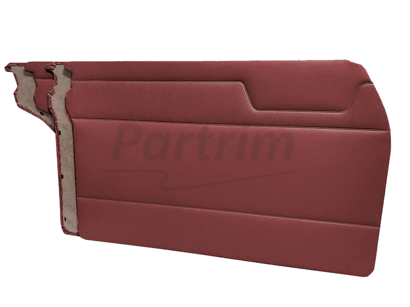 MERCEDES W115 DOOR PANEL SET BURGUNDY 4 PCS