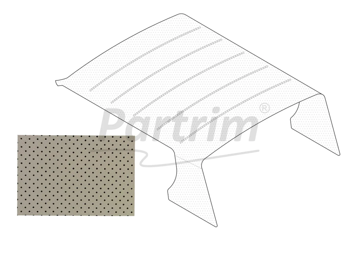 MERCEDES W115 HEADLINER