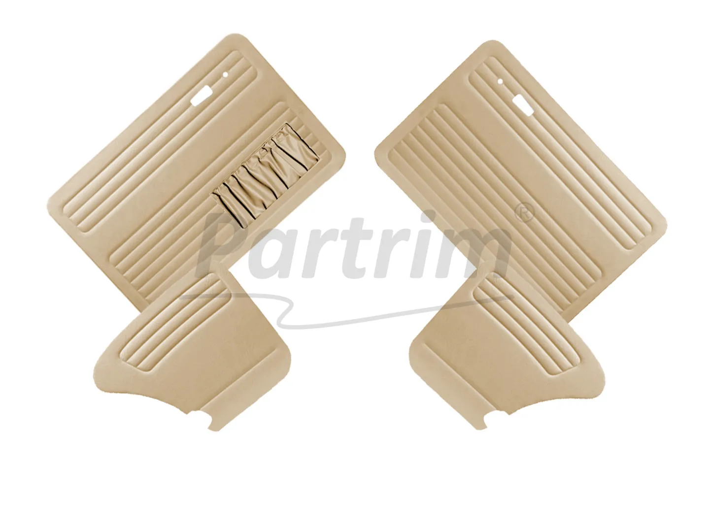 VW OLD BEETLE 1303 DOOR PANEL SET BEIGE 1967 - 1979