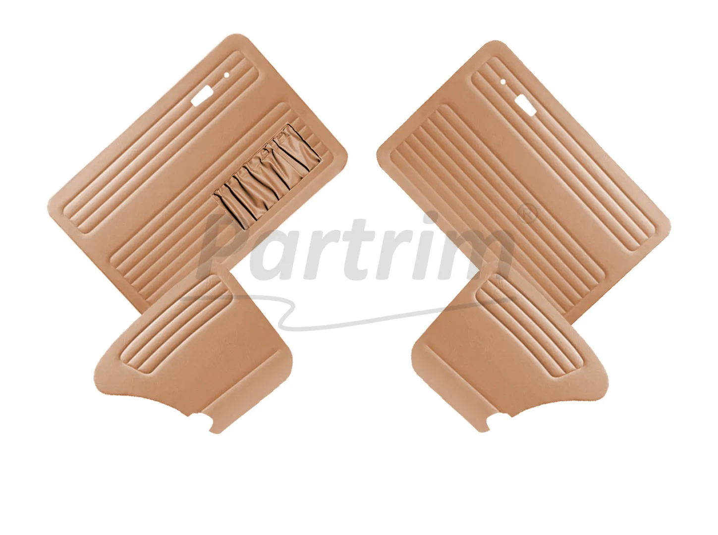 VW OLD BEETLE 1303 DOOR PANEL SET TOBACCO 1967 - 1979