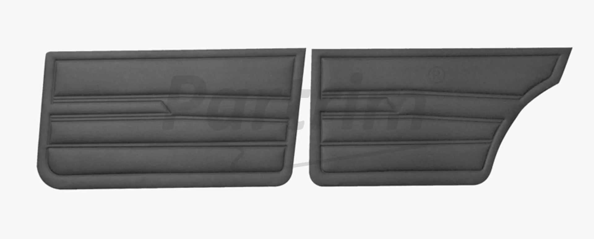 VW GOLF 1 JETTA 79-83 INTERIOR DOOR PANELS GREY