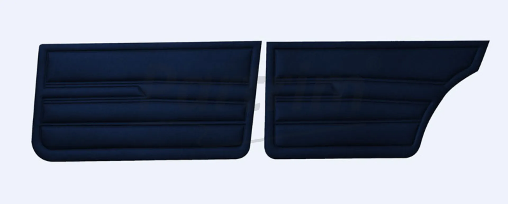 VW GOLF 1 JETTA 79-83 INTERIOR DOOR PANELS DARK BLUE