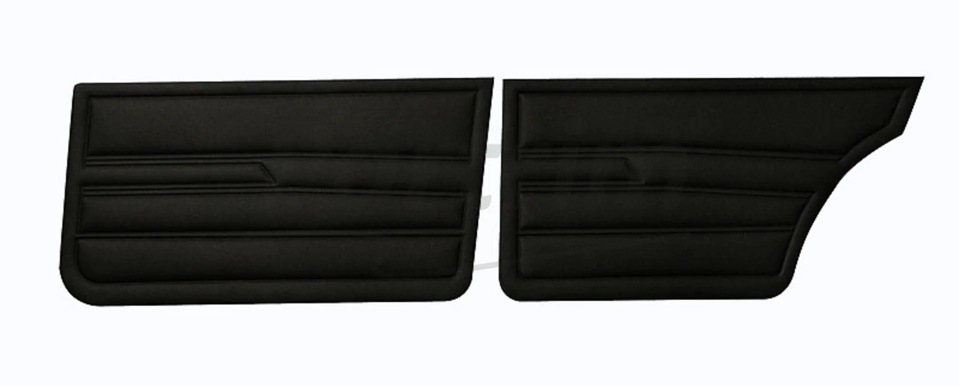 VW GOLF 1 JETTA 79-83 INTERIOR DOOR PANELS BLACK