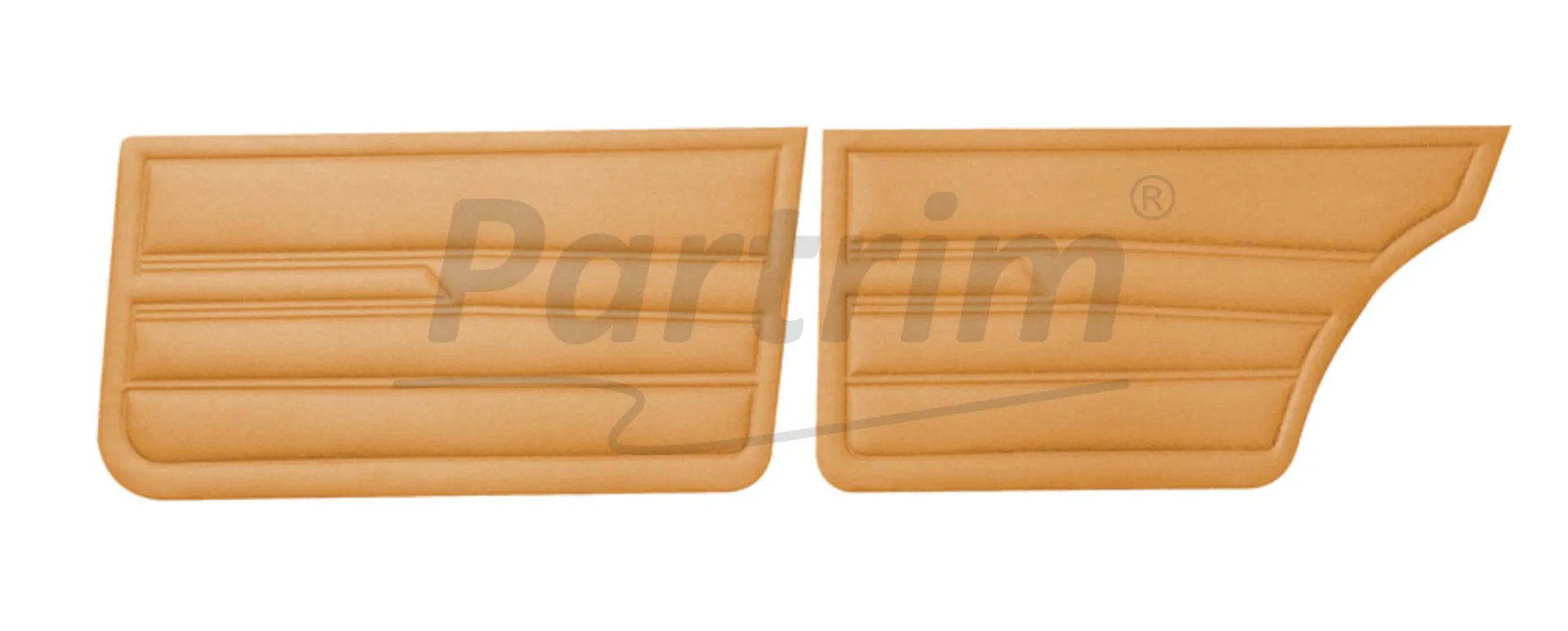 VW GOLF 1 JETTA 79-83 INTERIOR DOOR PANELS TOBACCO
