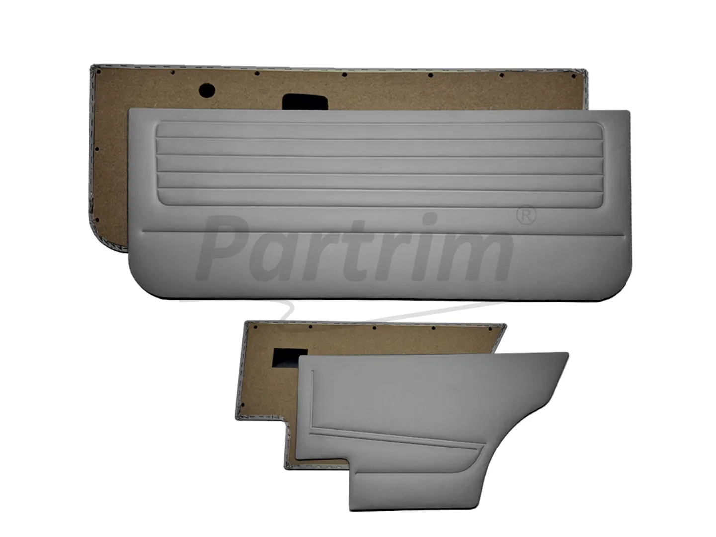 VW GOLF 1 COUPE 75-83 INTERIOR DOOR PANELS GREY 4 PCS