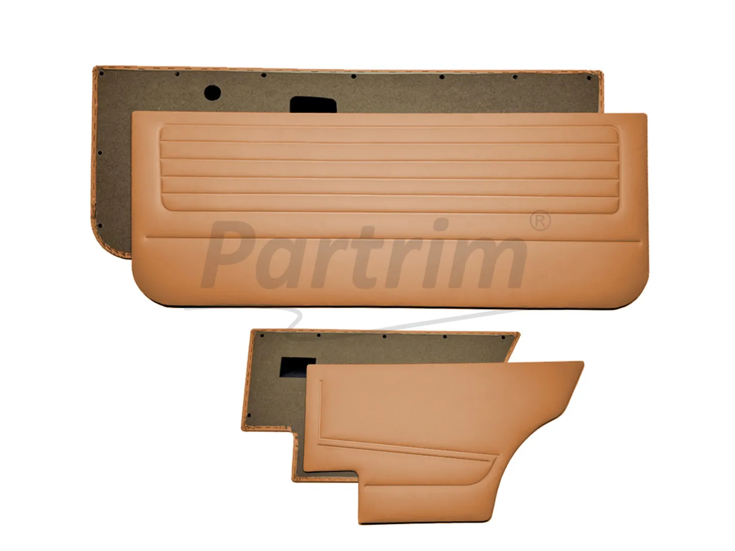VW GOLF 1 COUPE 75-83 INTERIOR DOOR PANELS TOBACCO 4 PCS
