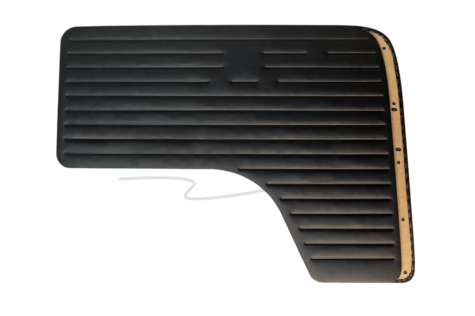 VW T2 BUS 1968-1979 FRONT DOOR PANELS 2 PCS. BLACK