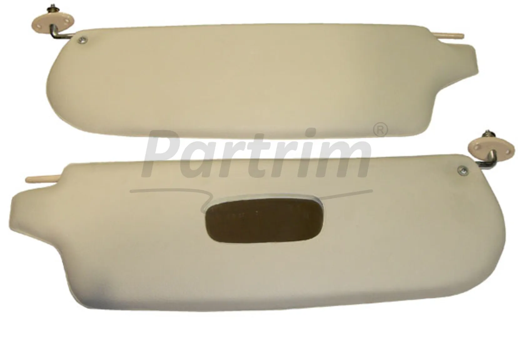 VW KARMANN GHIA SUNVISOR SET CREAM