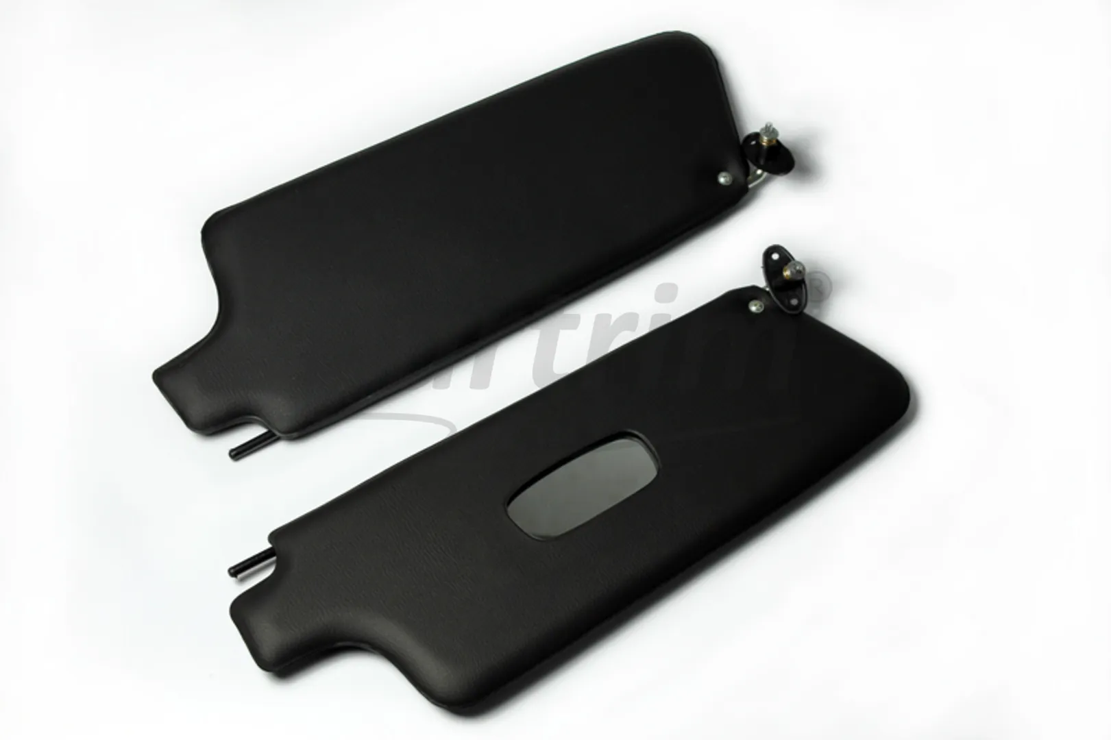 VW OLD BEETLE 1300 - 1303 CABRIO SUNVISORS SET BLACK 8-1967 - 8-1972