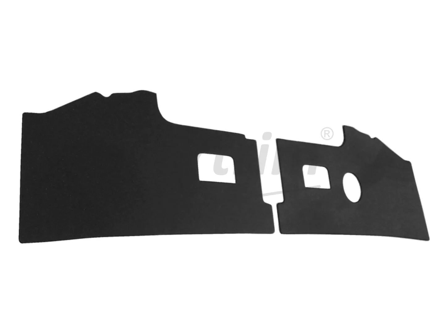 VW T2 BUS 1968-1979 KICK PANELS 2 PCS. BLACK