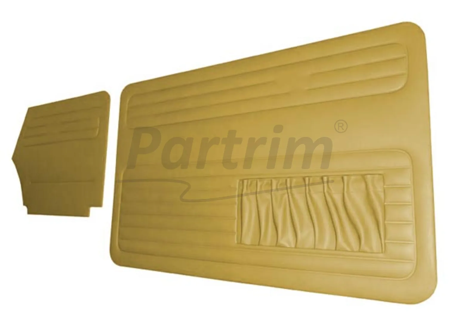 VW OLD BEETLE 1300 - 1303 CABRIO DOOR PANEL SET TOBACCO