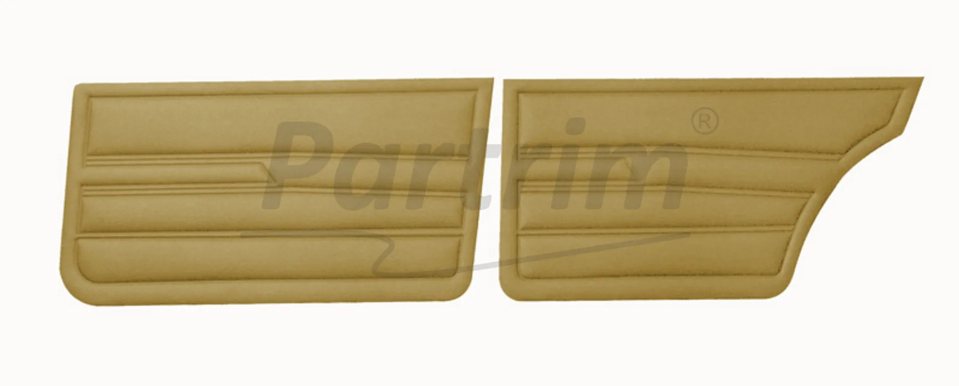 VW GOLF 1 JETTA 79-83 INTERIOR DOOR PANELS BEIGE