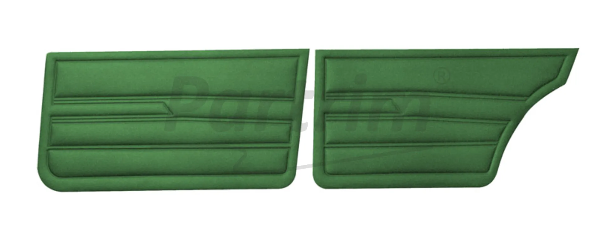 VW GOLF 1 JETTA 79-83 INTERIOR DOOR PANELS GREEN