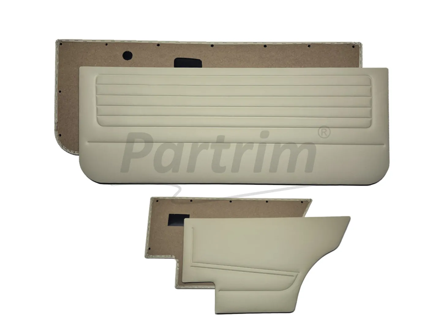 VW GOLF 1 COUPE 75-83 INTERIOR DOOR PANELS CREAM 4 PCS