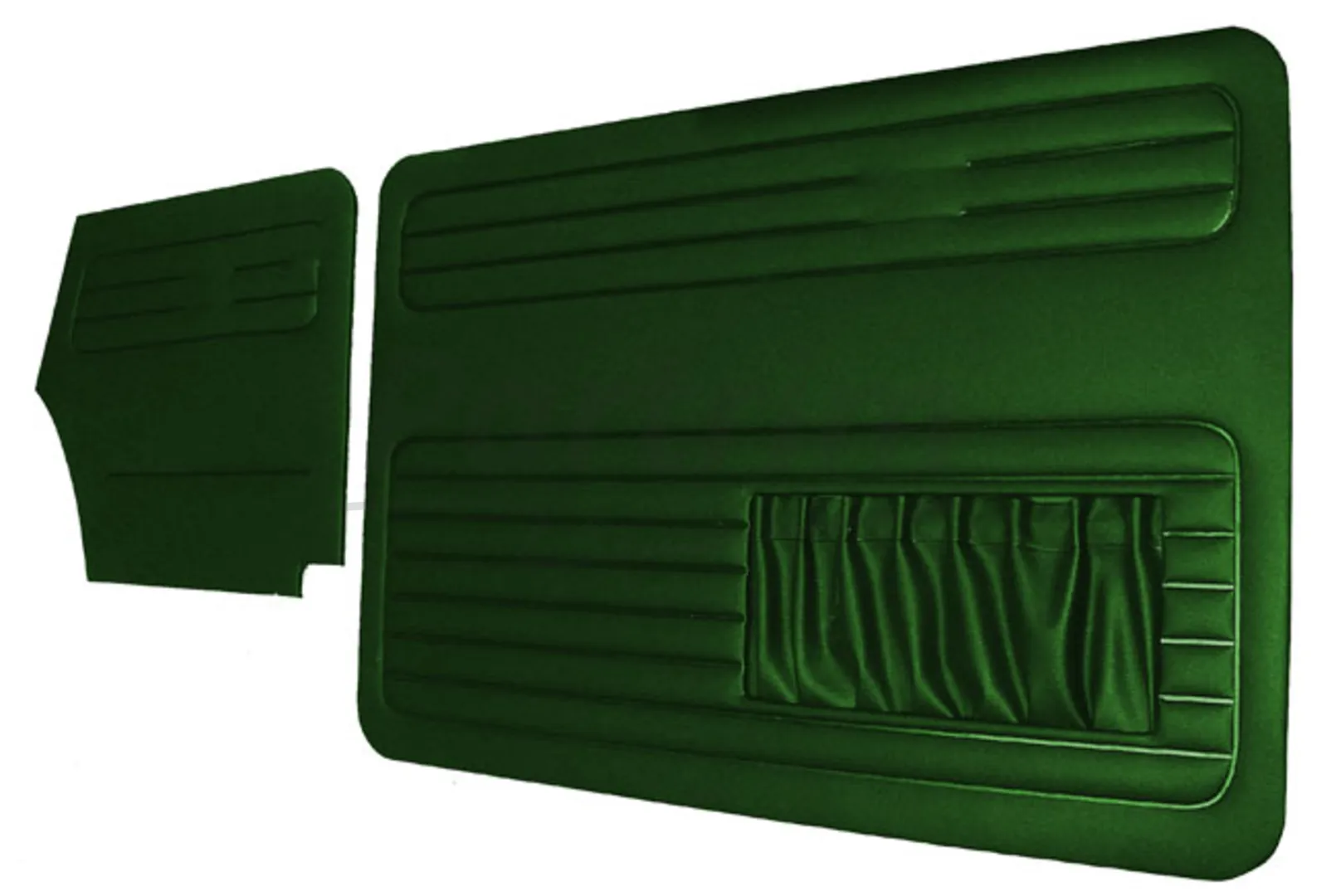 VW OLD BEETLE 1500 CABRIO DOOR PANEL SET GREEN 1967 - 1970 - 4 PCS