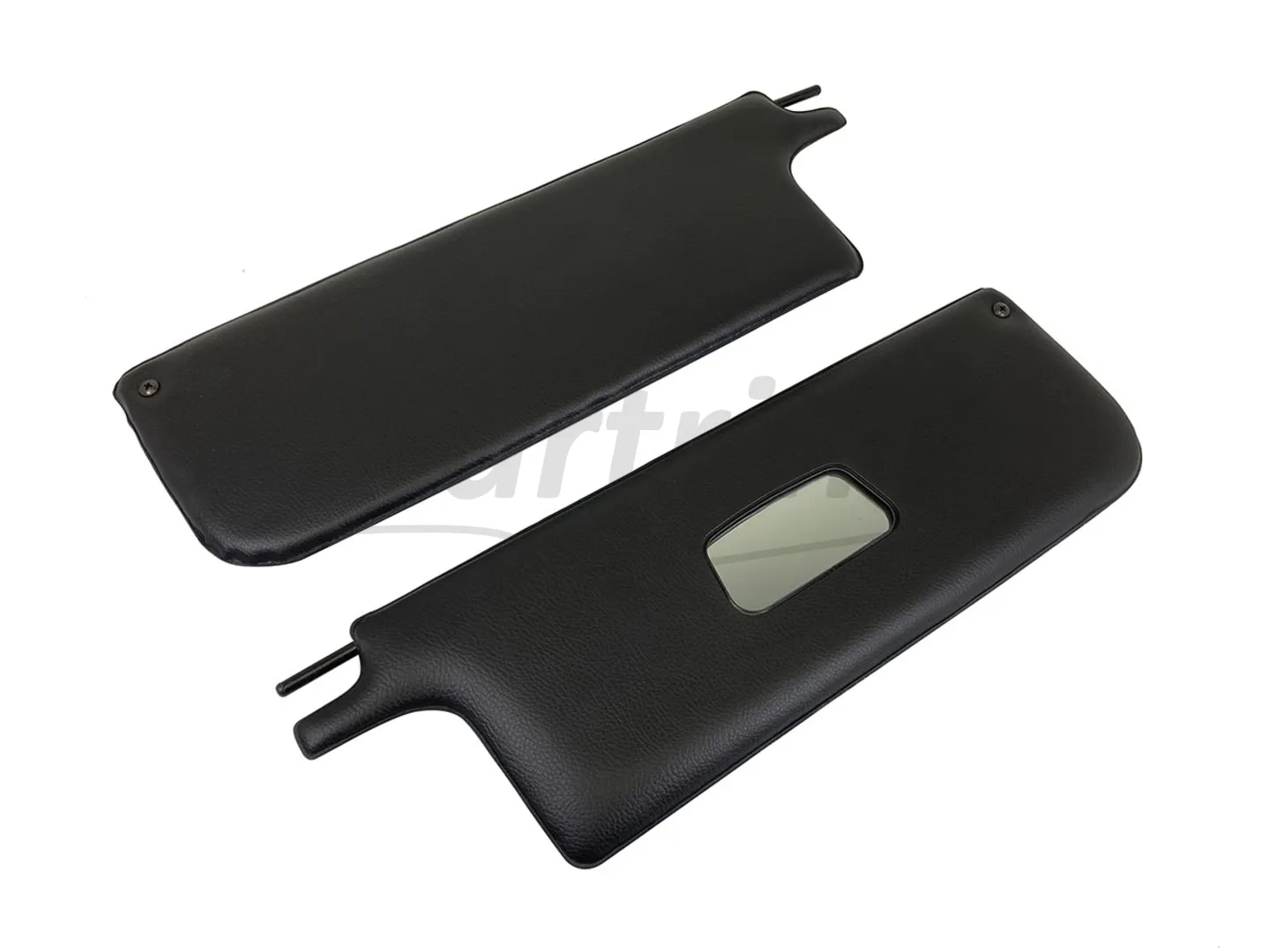 VW OLD BEETLE 1500 CABRIO L SUNVISORS SET BLACK ( CONVERTIBLE )
