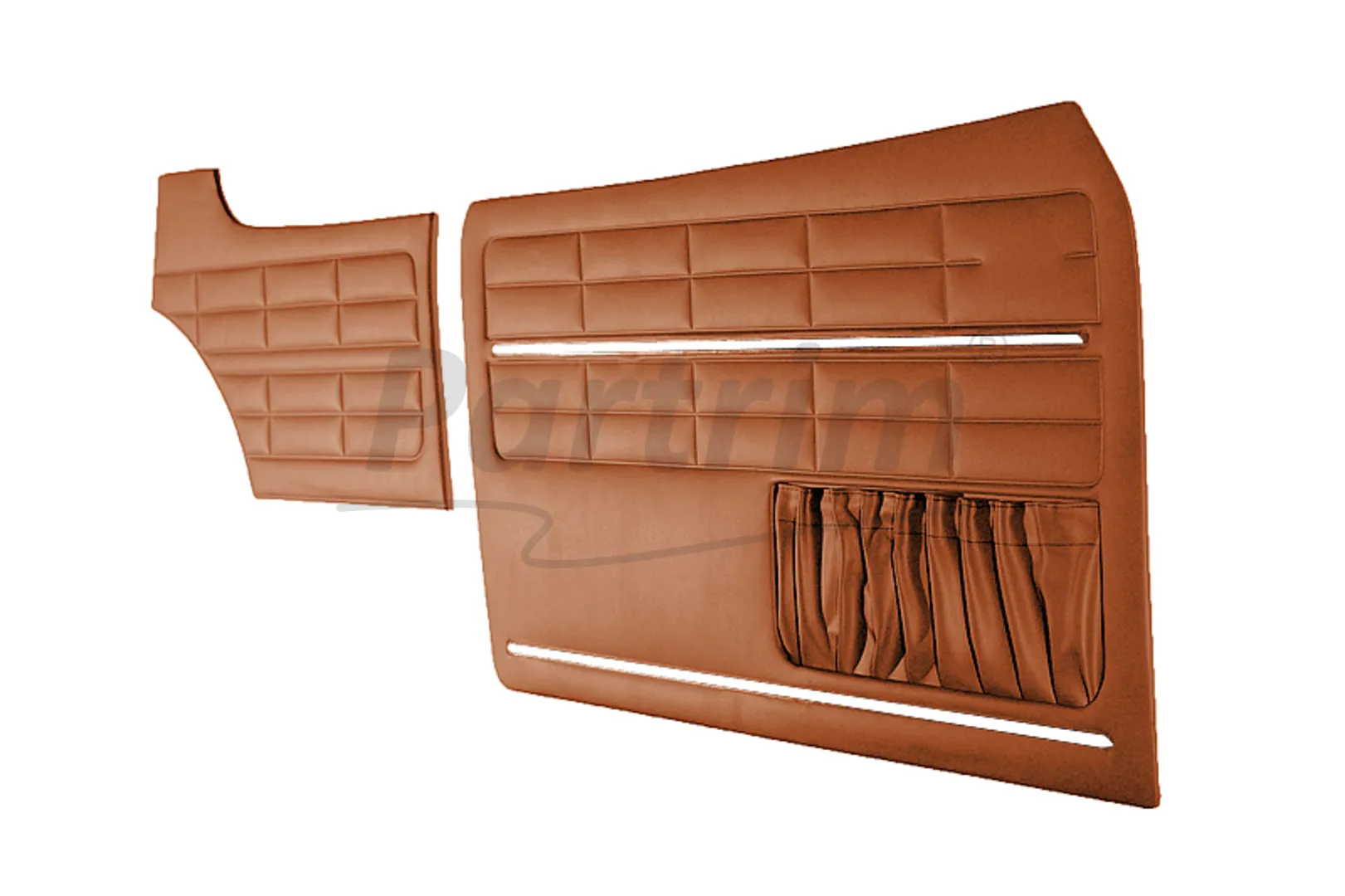 VW KARMANN GHIA DOOR PANEL SET TOBACCO - 4 PCS