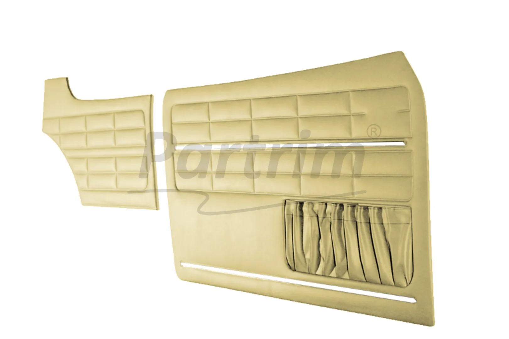 VW KARMANN GHIA DOOR PANEL SET CREAM - 4 PCS