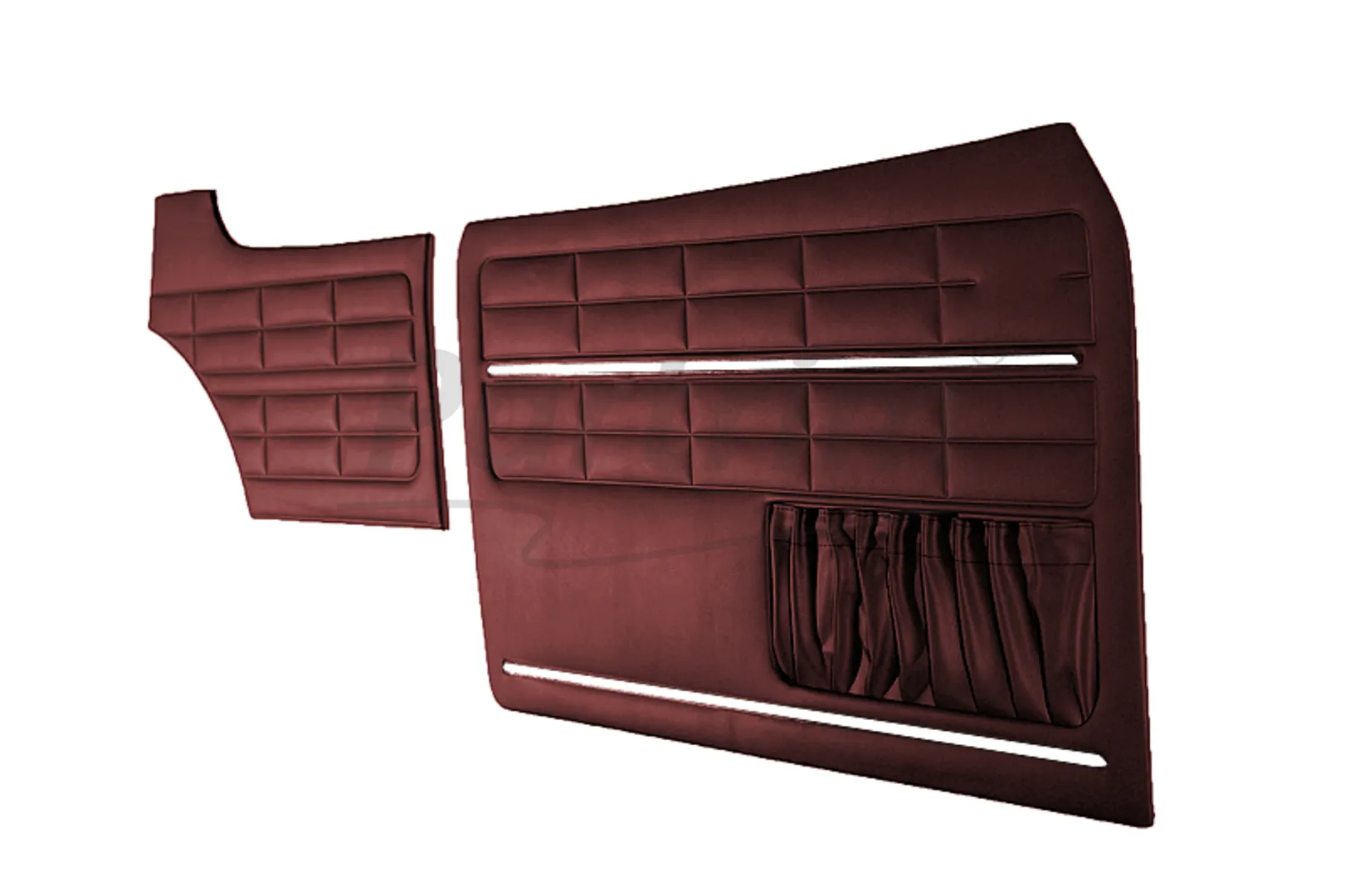 VW KARMANN GHIA DOOR PANEL SET BURGUNDY - 4 PCS