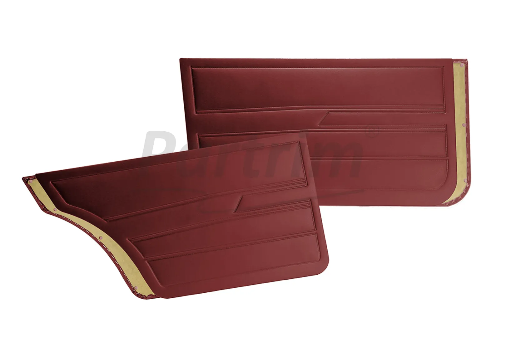 VW GOLF 1  1976-1983 DOOR PANEL SET BURGUNDY SEDAN - 4 PCS