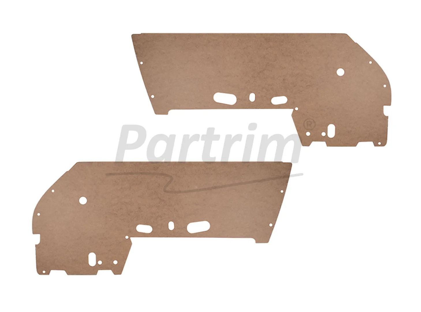 PORSCHE 911 F MODEL 1969 - 1973 Years DOOR PANEL SET BARE R&L