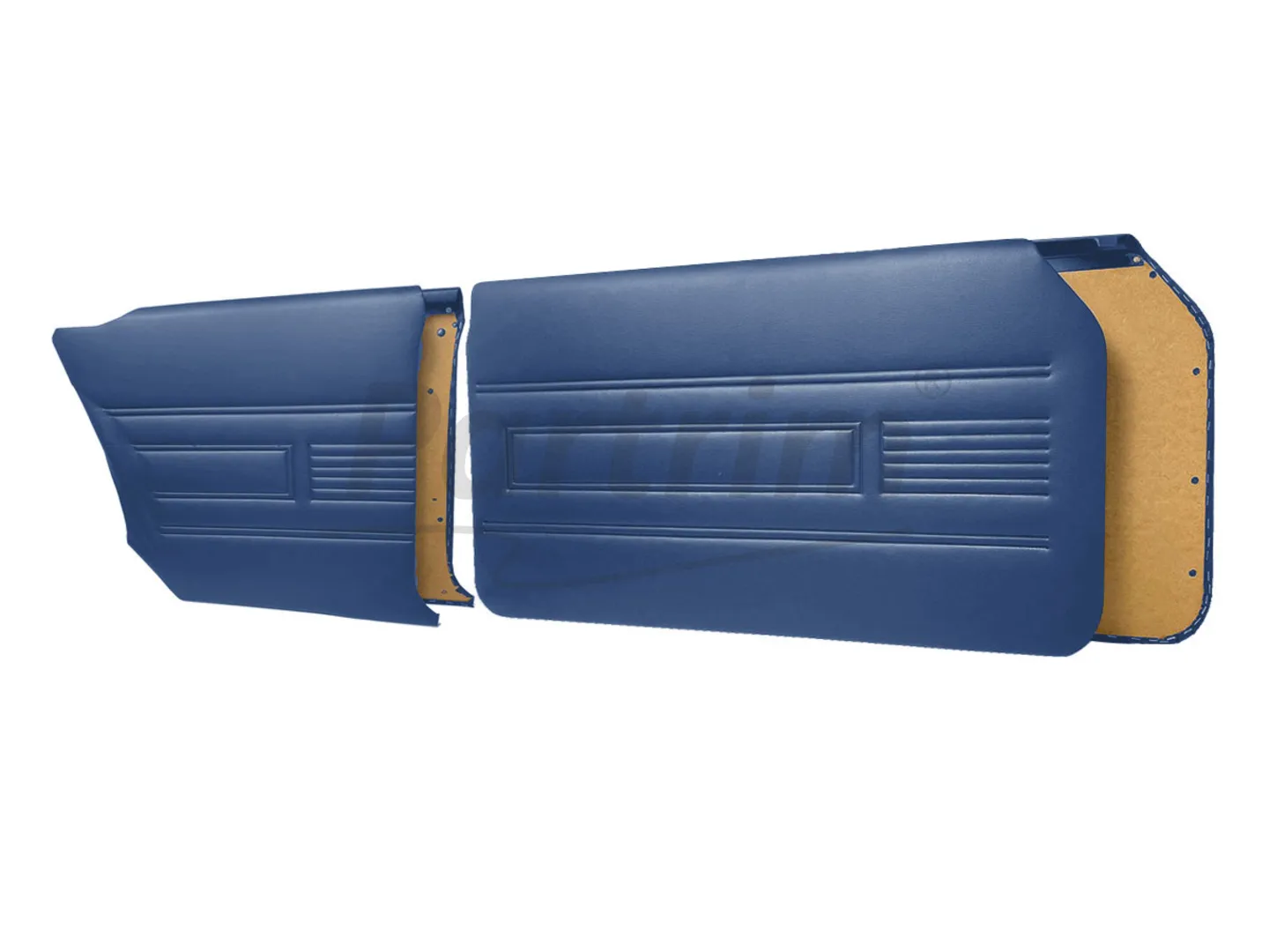 FORD 69-72 17M / 20M 2 DOORS DOOR PANEL SET DARK BLUE - 4 PCS