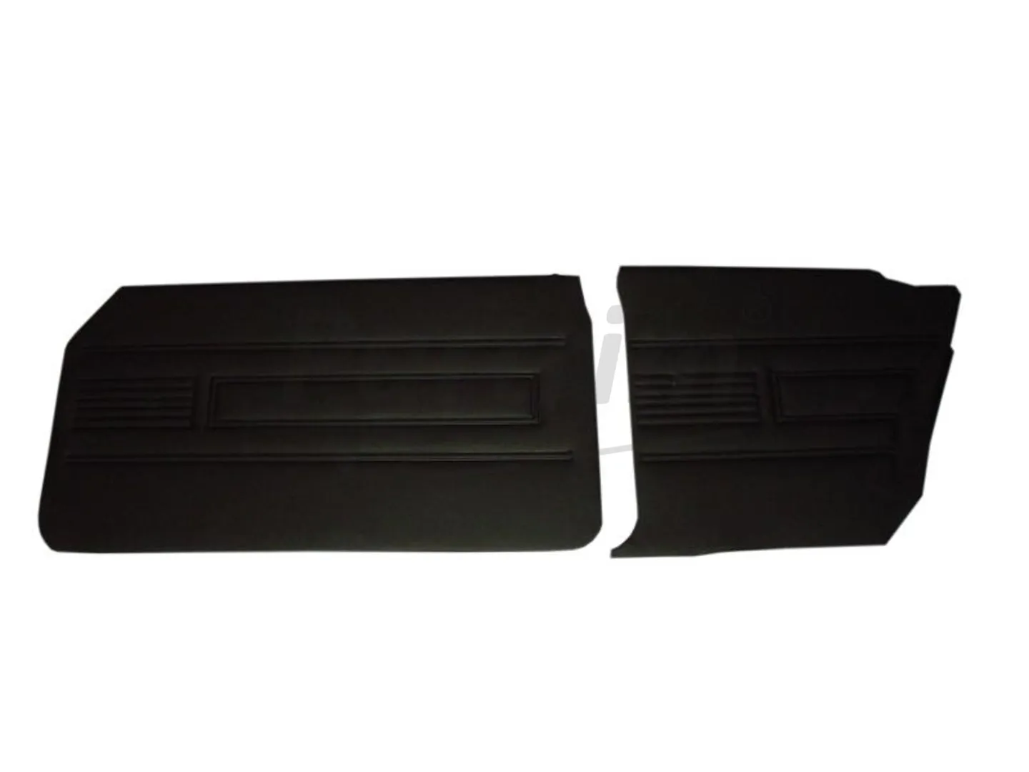 FORD 69-72 17M / 20M COUPE DOOR PANEL SET BLACK - 4 PCS