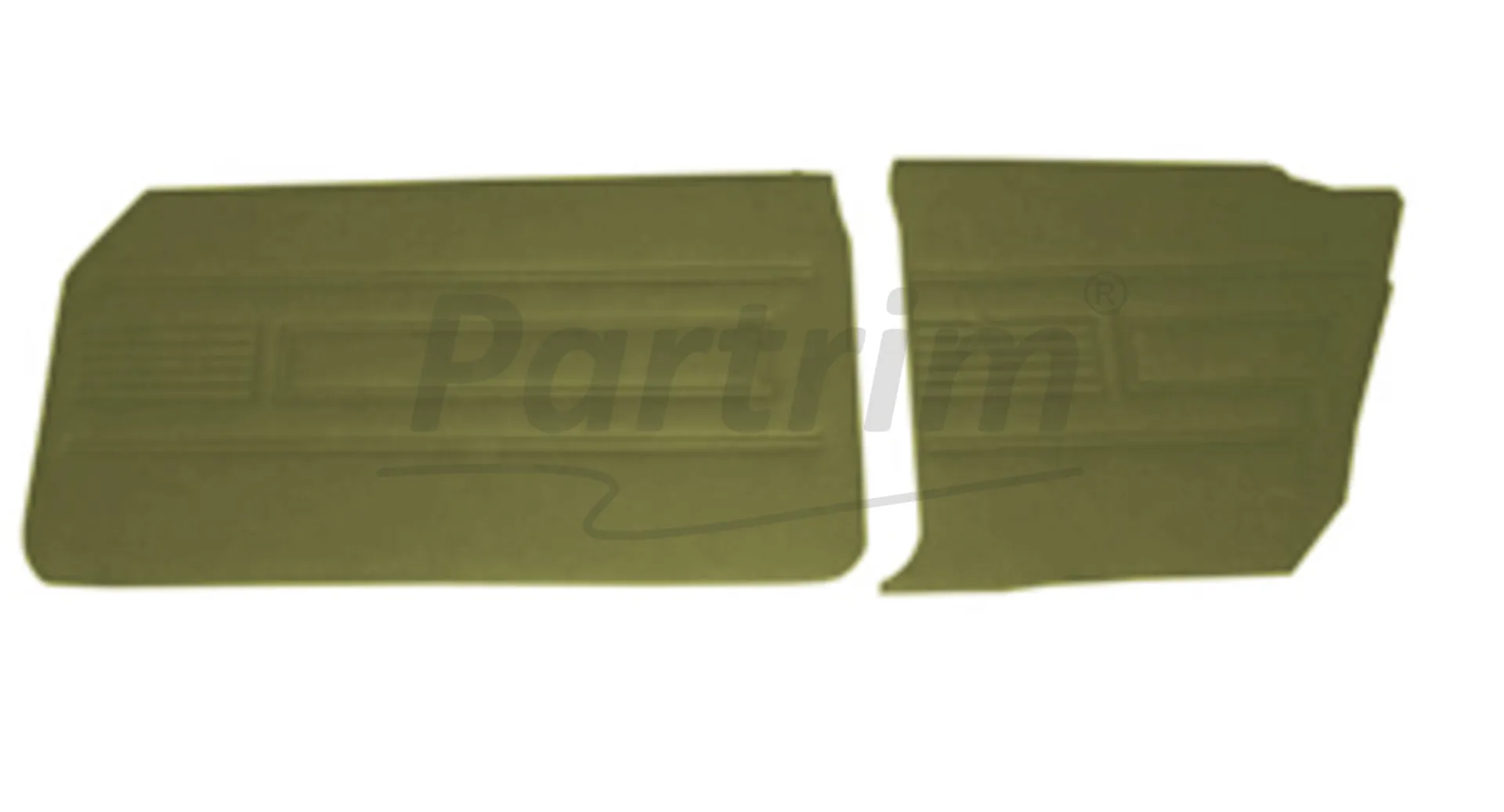 FORD 69-72 17M / 20M COUPE DOOR PANEL SET CREAM - 4 PCS