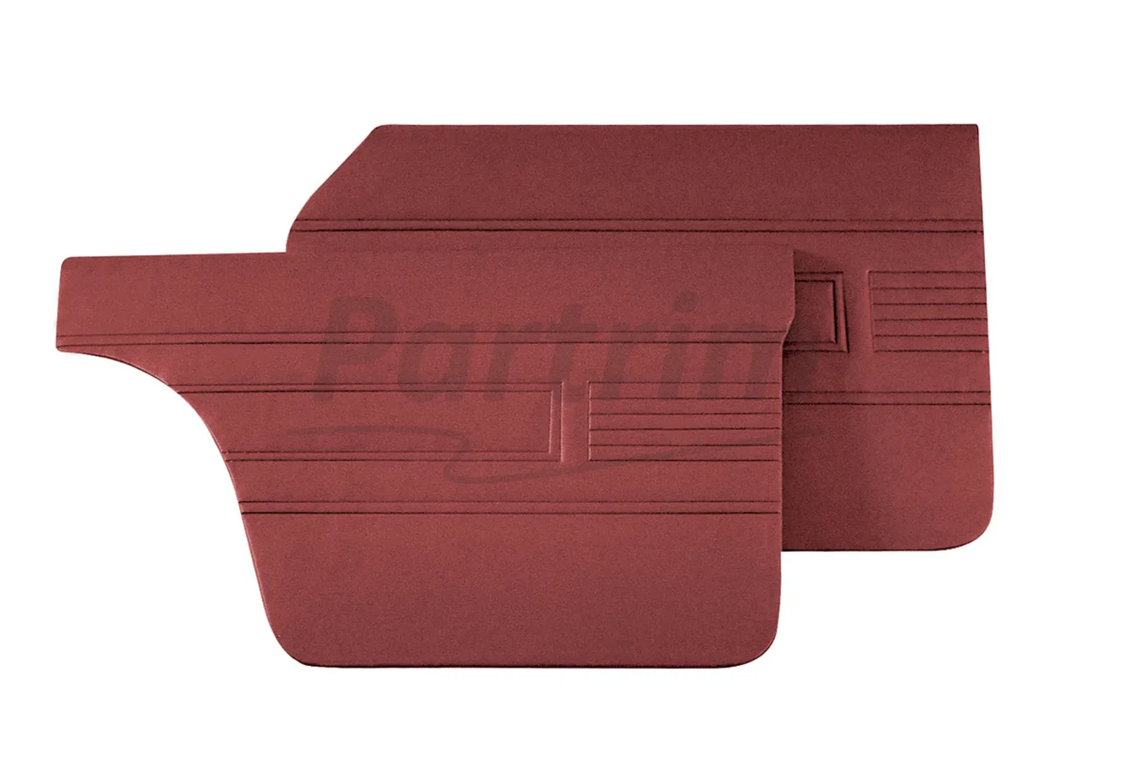 FORD 69-72 17M / 20M 4 DOORS DOOR PANEL SET BURGUNDY - 4 PCS