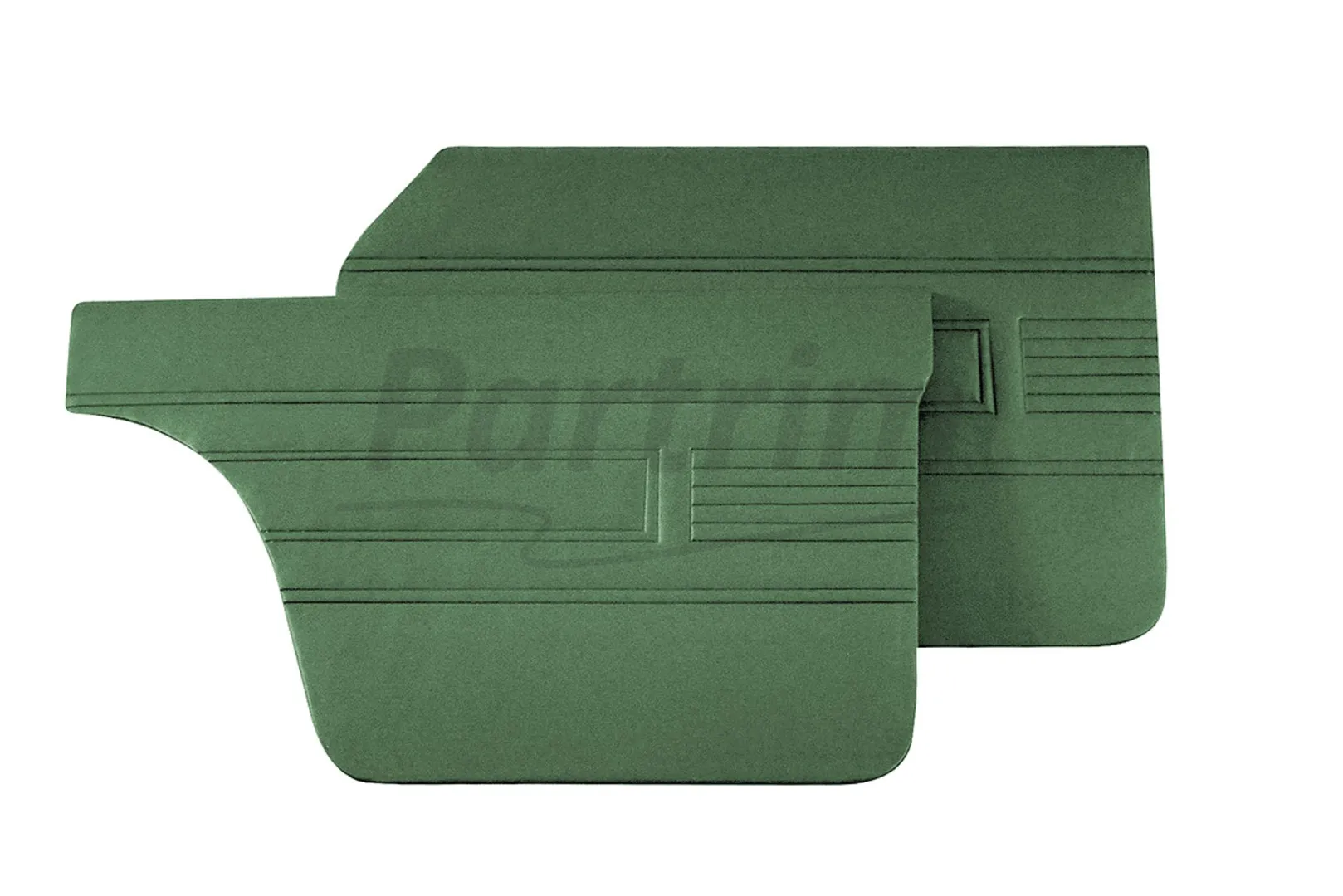 FORD 69-72 17M / 20M 4 DOORS DOOR PANEL SET GREEN - 4 PCS