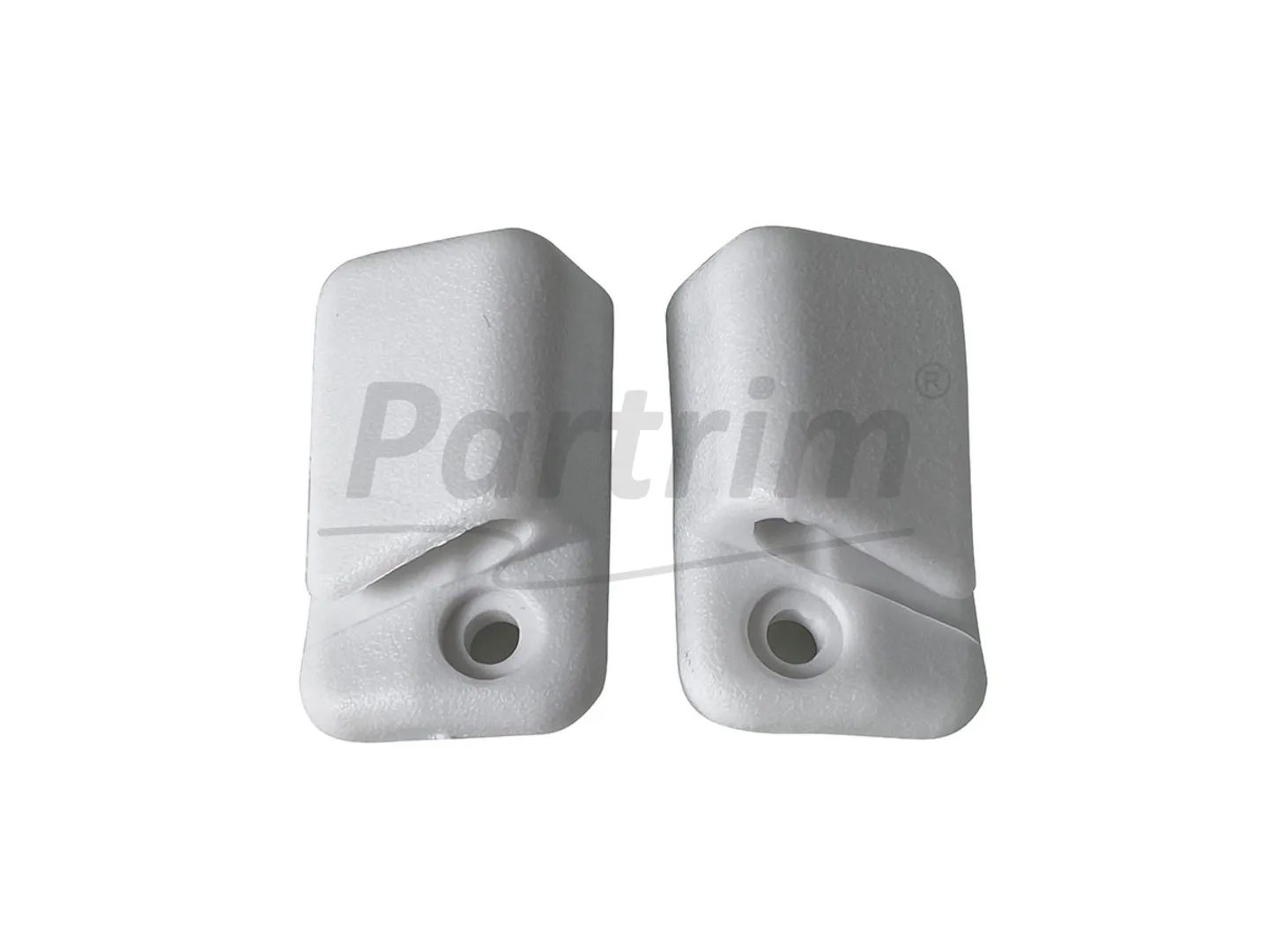 VW OLD BEETLE 1300-1303 SUN VISOR CLIPS WHITE SET  
