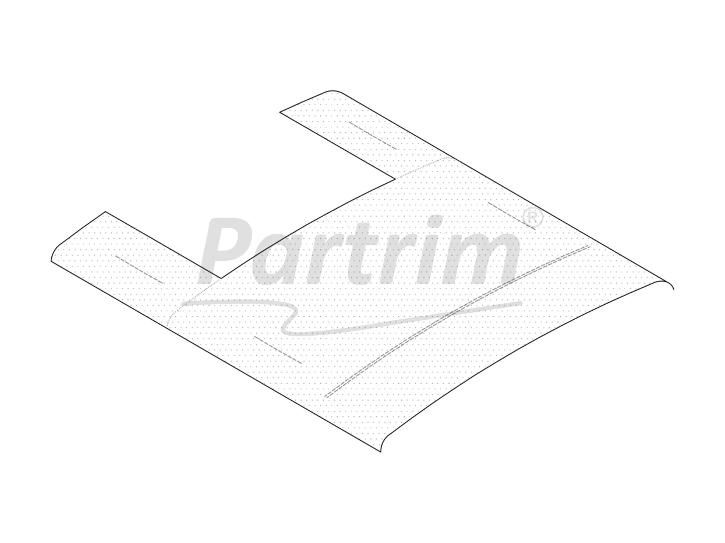 MERCEDES W201 HEADLINER WITH SUNROOF