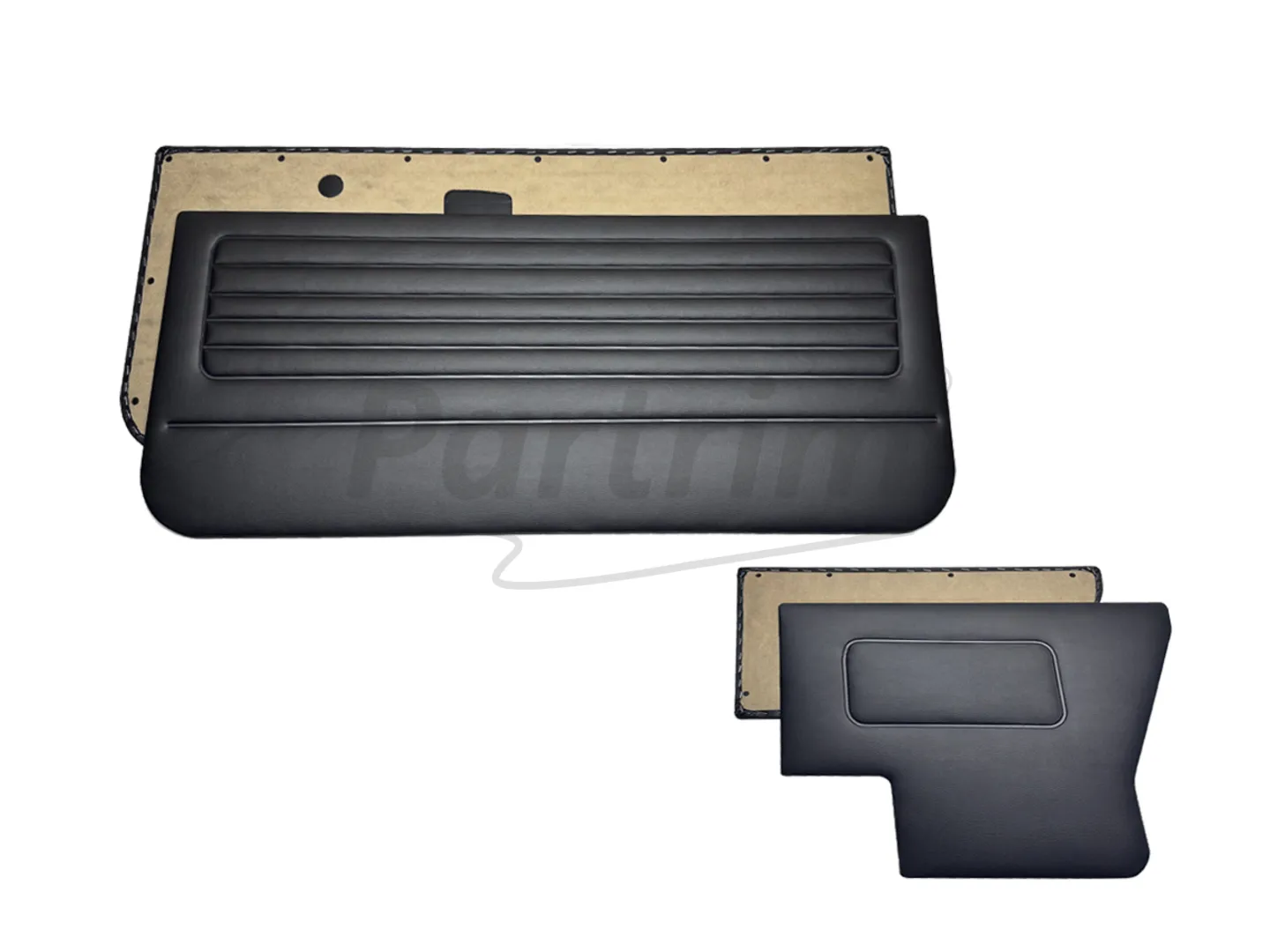 VW GOLF 1 CABRIO DOOR PANEL SET 4 PCS BLACK