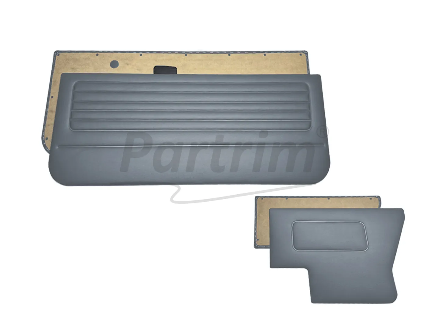VW GOLF 1 CABRIO DOOR PANEL SET 4 PCS GREY
