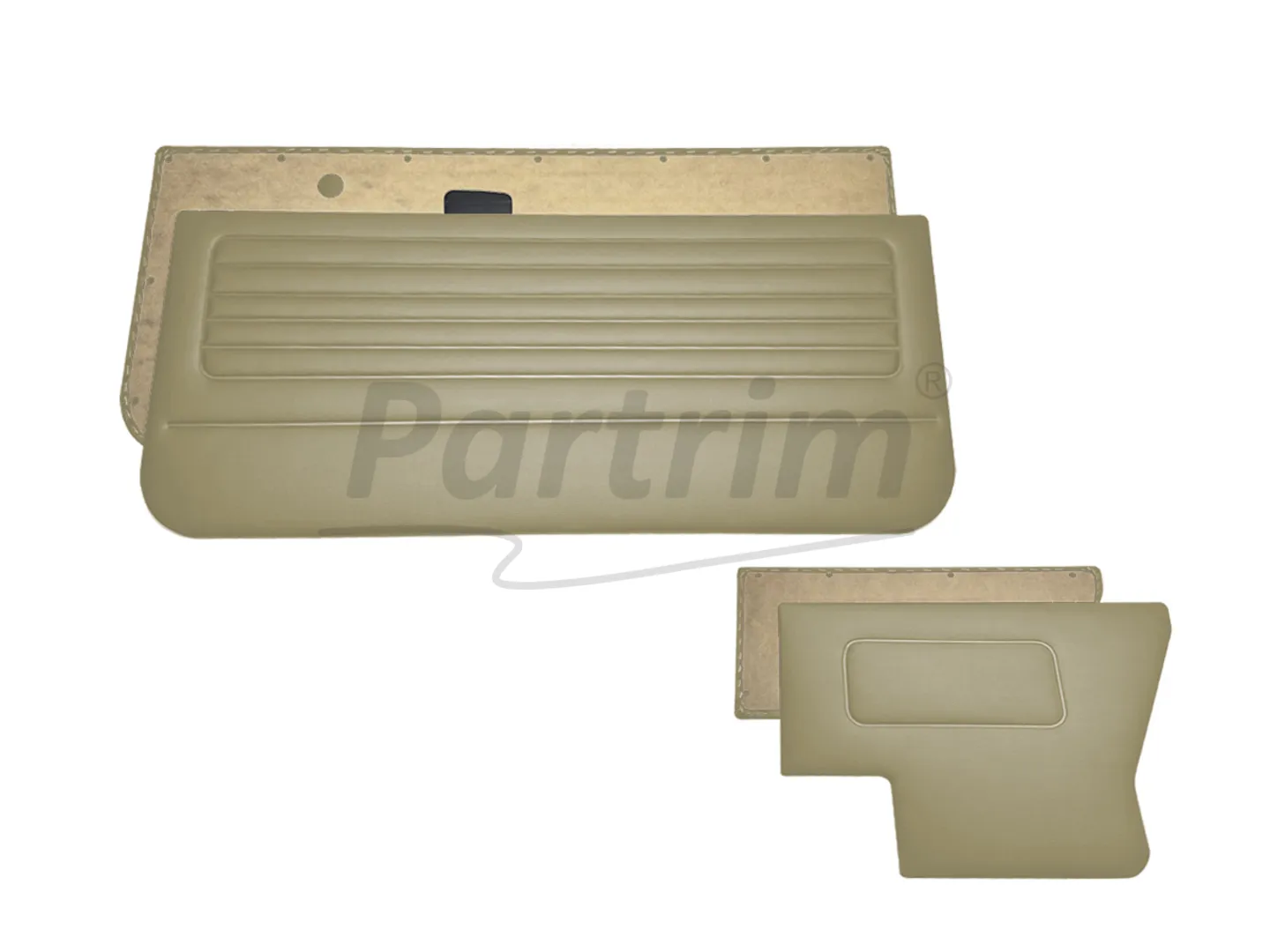 VW GOLF 1 CABRIO DOOR PANEL SET 4 PCS BEIGE