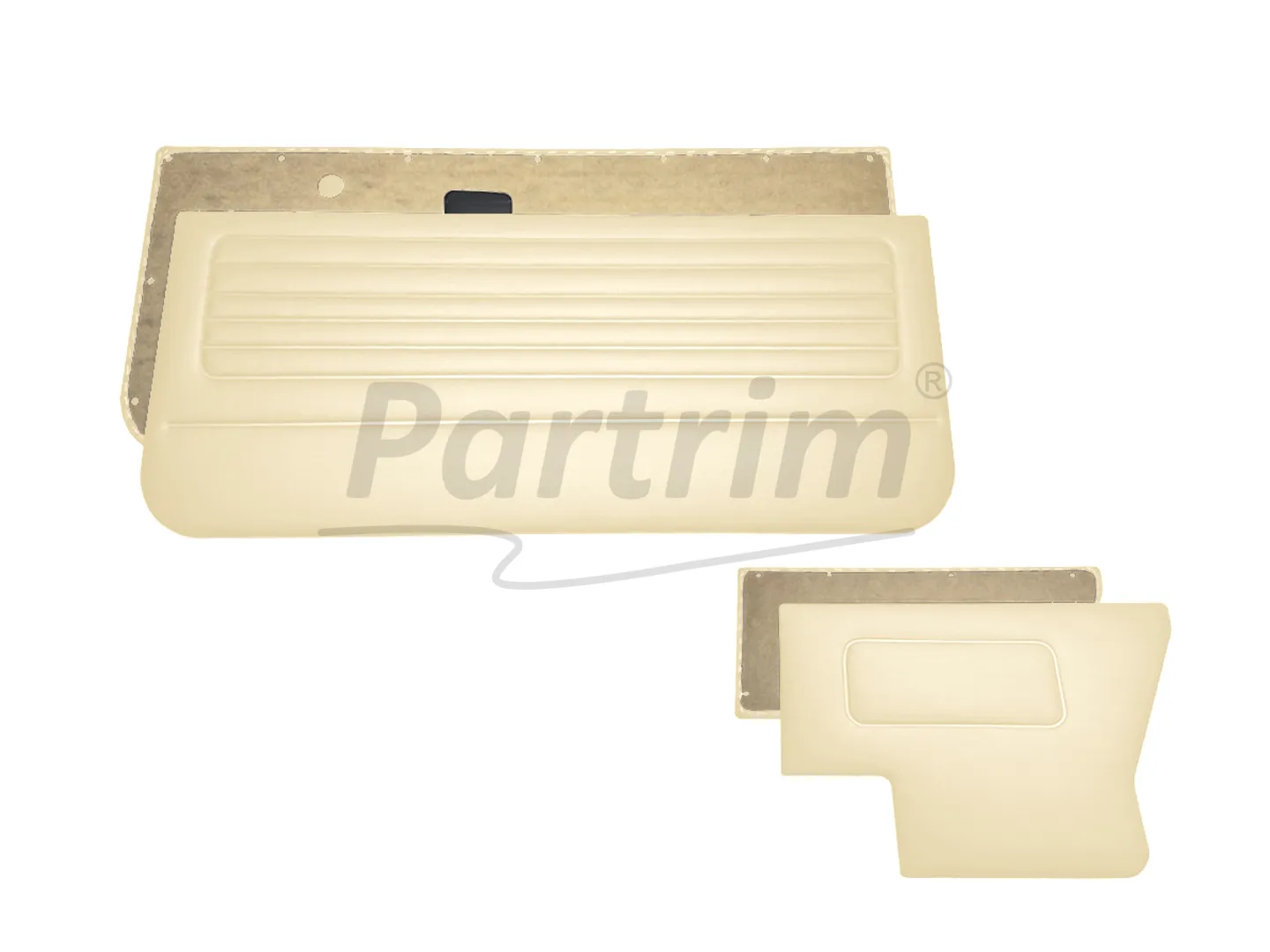 VW GOLF 1 CABRIO DOOR PANEL SET 4 PCS CREAM