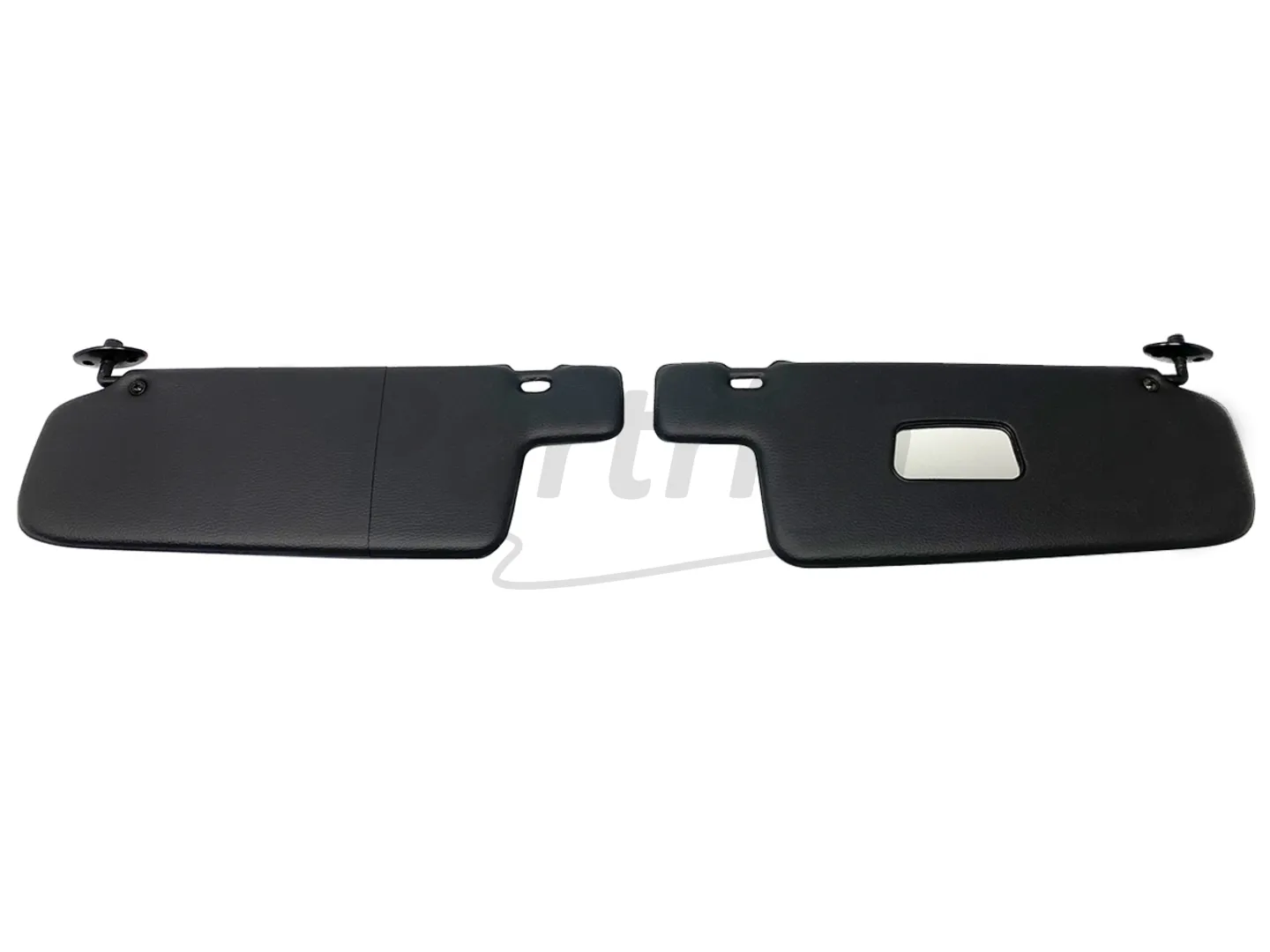 VW GOLF 1 JETTA 79-83 SUNVISORS BLACK WITH MIRROR