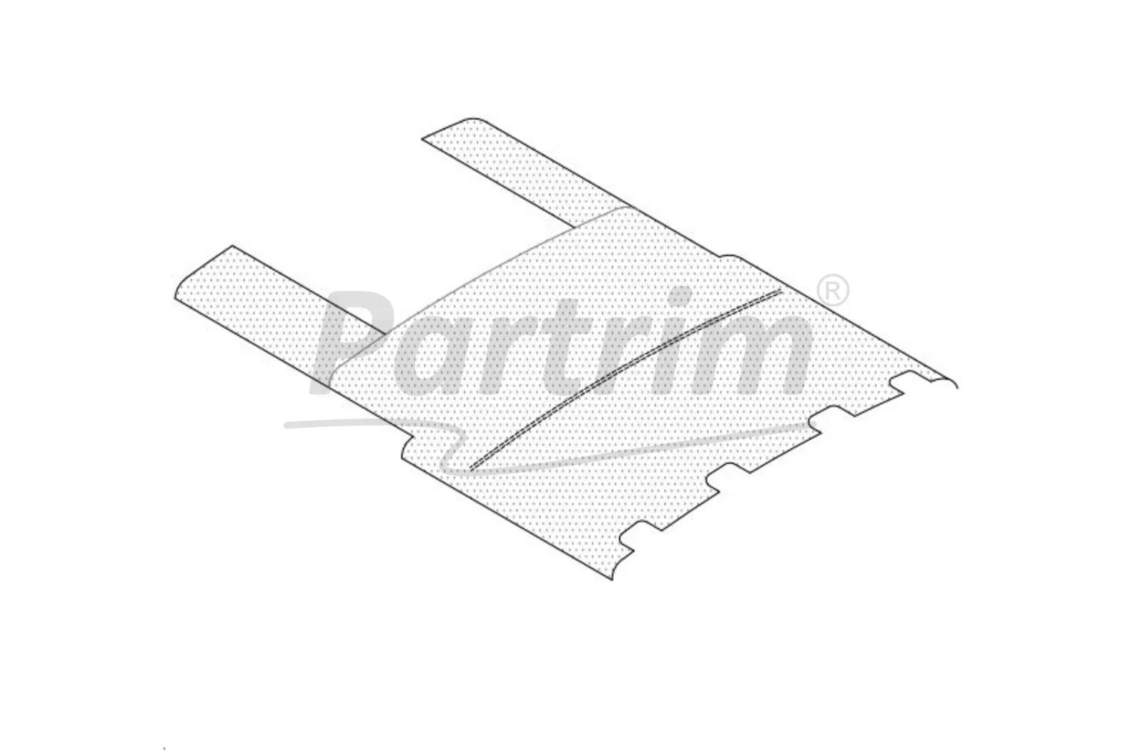 MERCEDES W116 450 SEL HEADLINER WITH SUNROOF