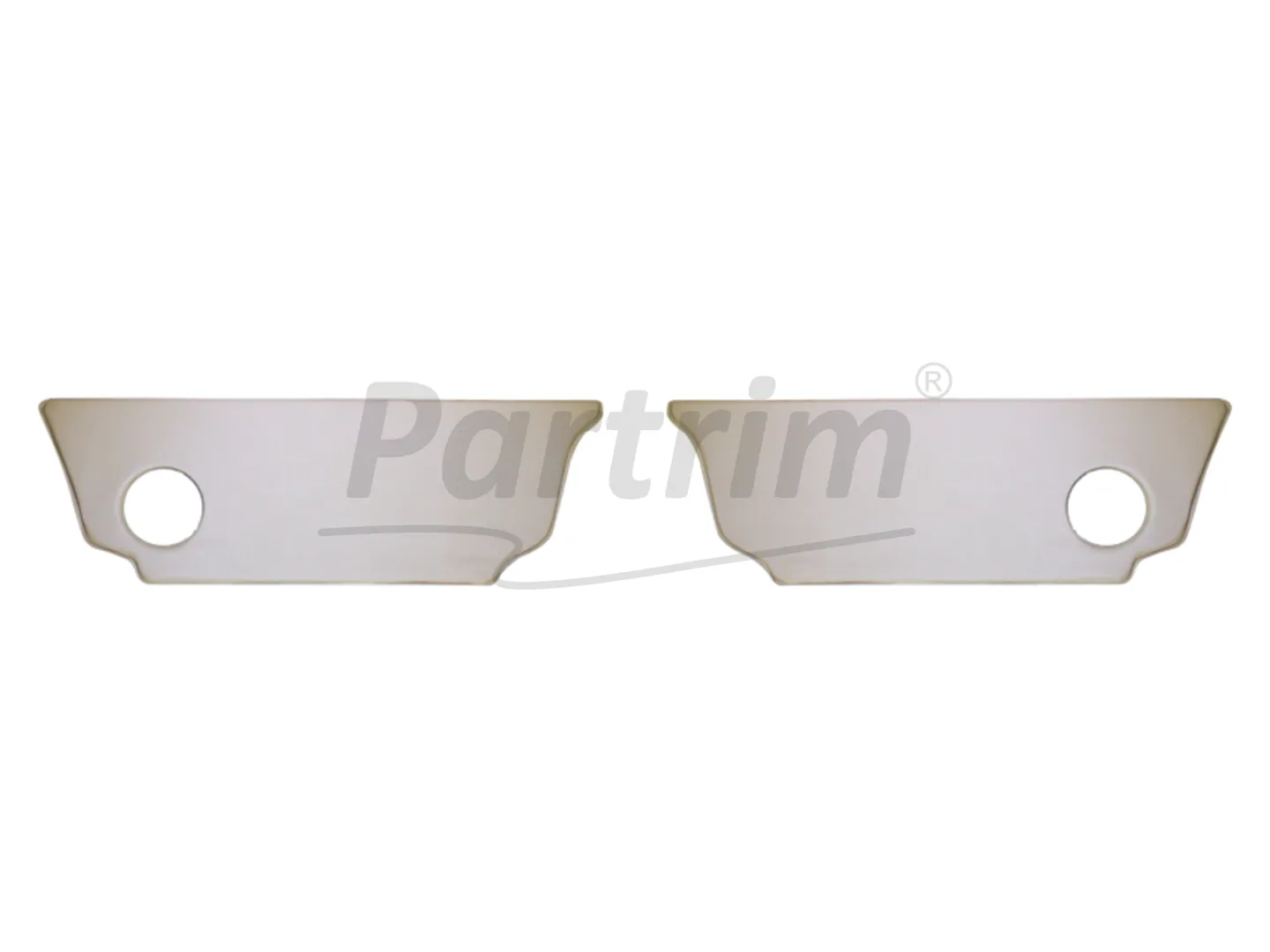 VW OLD BEETLE REAR KICK PANEL SET CREAM 1963 - 1977