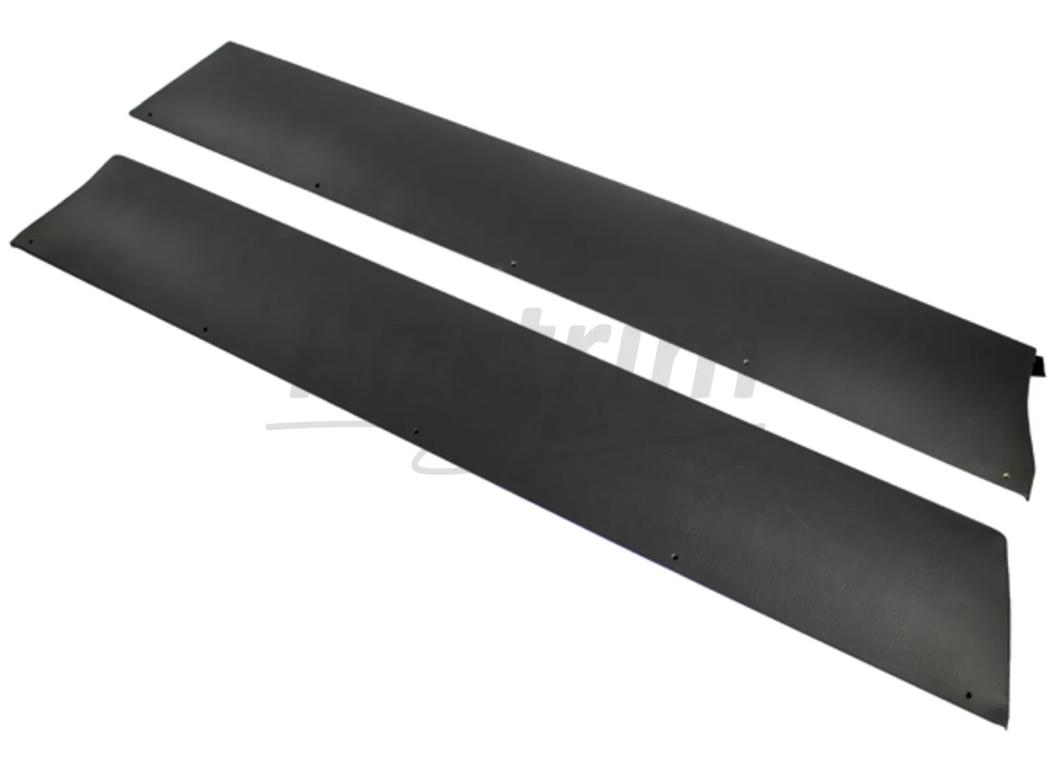 FIAT SPIDER DOOR IRON PLATE BLACK 1979 - 1982