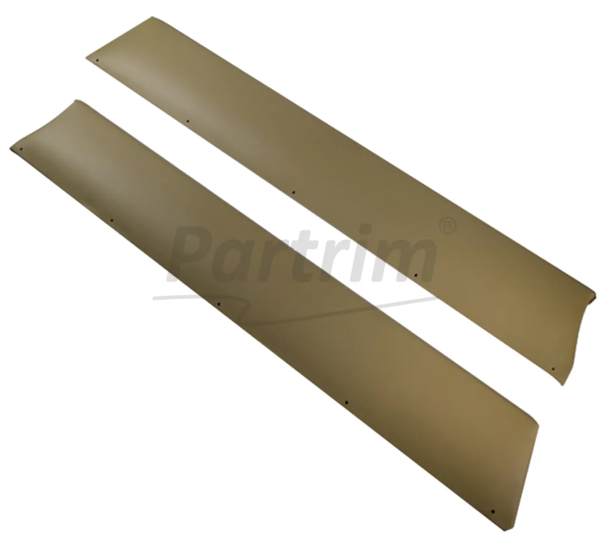 FIAT SPIDER DOOR IRON PLATE BEIGE 1979 - 1982
