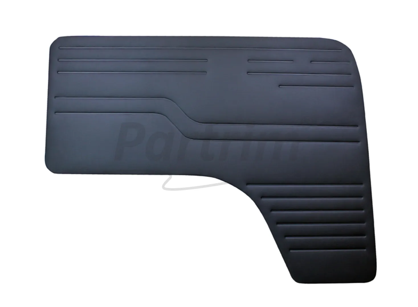 VW T2 BUS 1968-1979 FRONT DOOR PANELS 2 PCS. BLACK Z PRESS 
