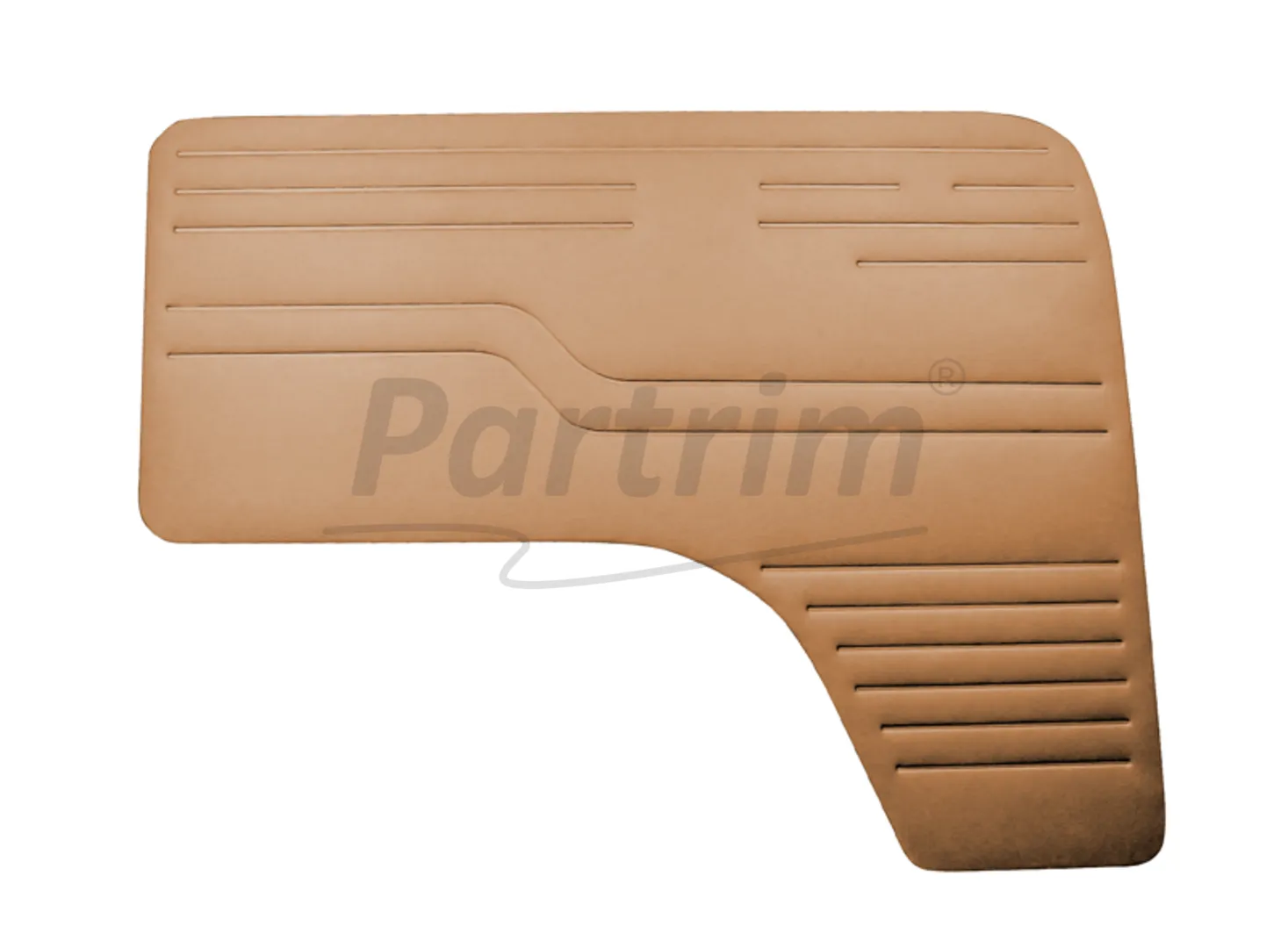 VW T2 BUS 1968-1979 FRONT DOOR PANELS 2 PCS. TOBACCO Z PRESS