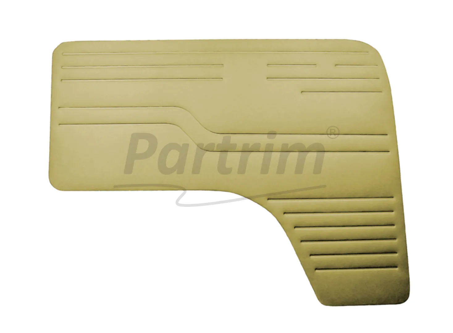 VW T2 BUS 1968-1979 FRONT DOOR PANELS 2 PCS. BEIGE Z PRESS