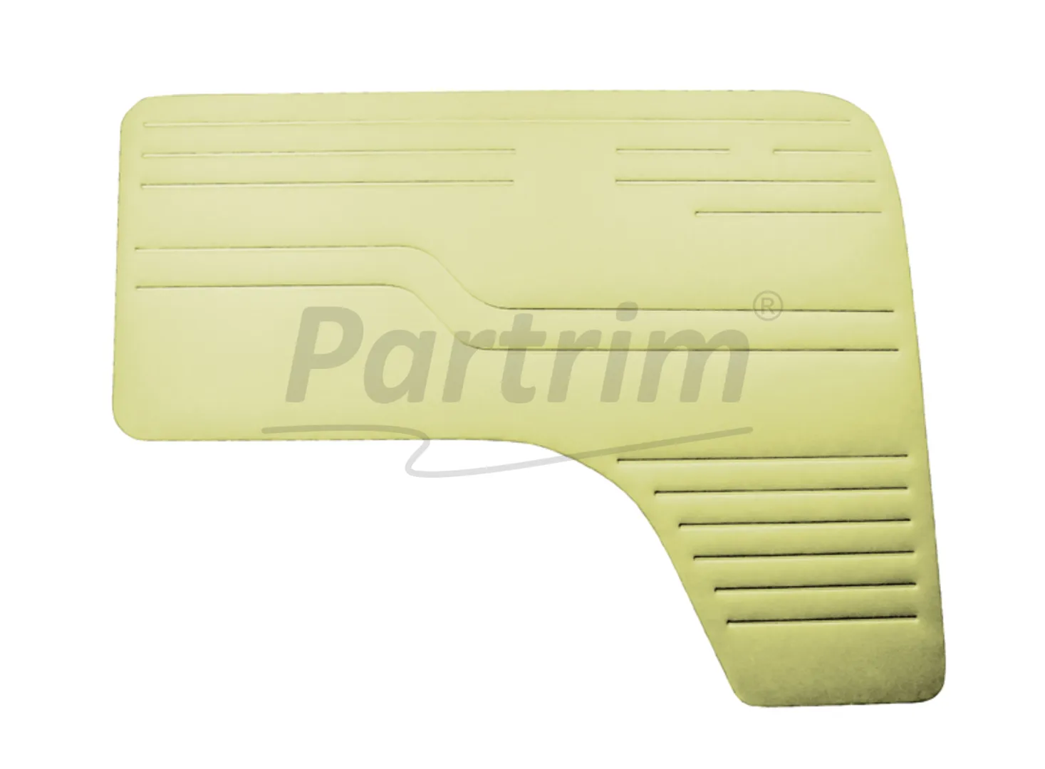 VW T2 BUS 1968-1979 FRONT DOOR PANELS 2 PCS. CREAM Z PRESS