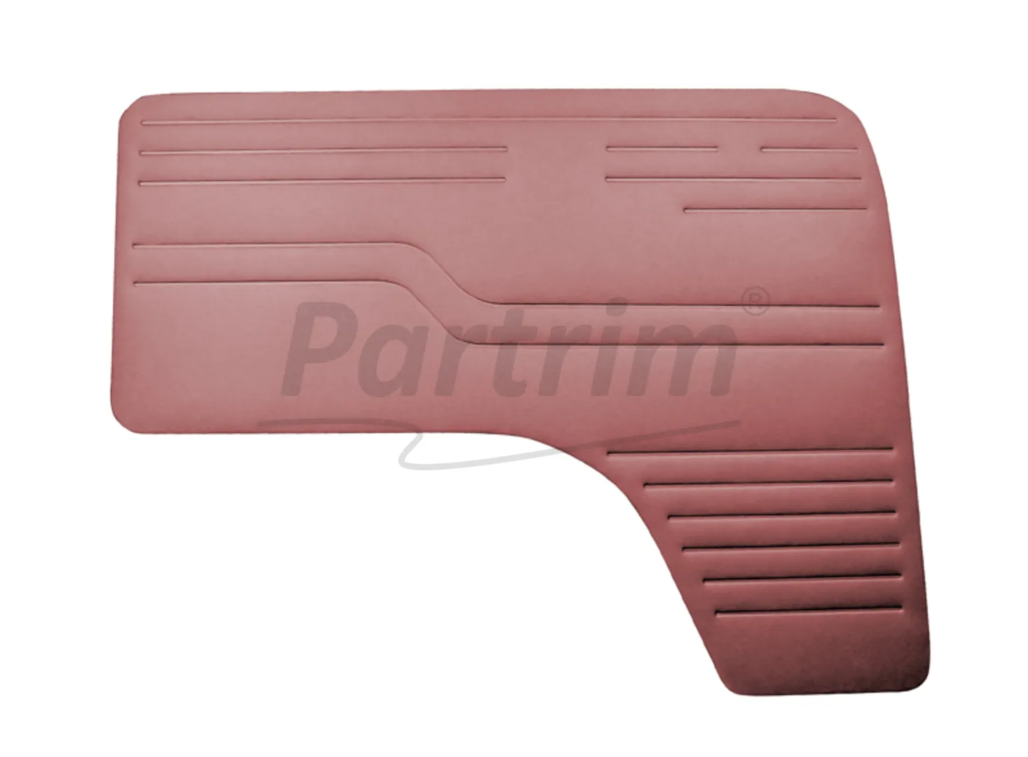 VW T2 BUS 1968-1979 FRONT DOOR PANELS 2 PCS. BURGUNDY Z PRESS