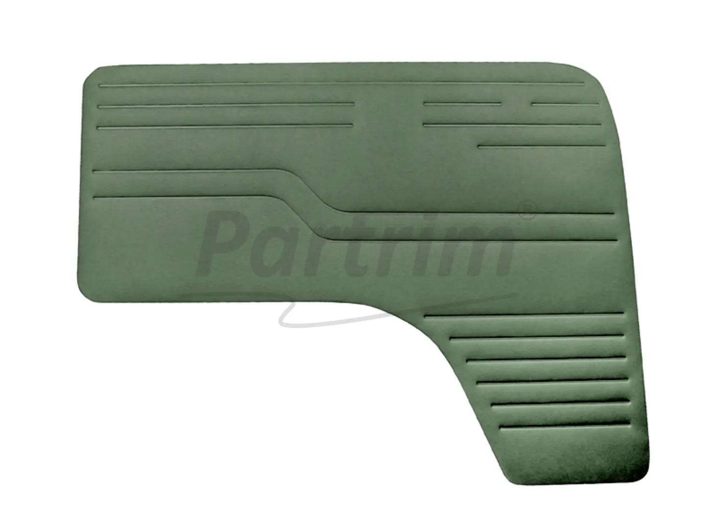 VW T2 BUS 1968-1979 FRONT DOOR PANELS 2 PCS. GREEN Z PRESS